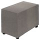 thumbnail image 1 of Funda Estirable para Otomana Rectangular Ajuste de Longitud 20"-30", Pequeña, Topo, 1 of 6