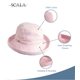 thumbnail image 3 of Sombrero Scala para mujer de algodón, ala mediana, azul marino, 3 of 8
