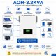 thumbnail image 3 of Inversor Solar Con Wifi Híbrido 3.0kw, Potencia Pico 6.000w, 3 of 10
