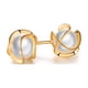 thumbnail image 5 of Aros Barzel con Perla de 6 mm y Baño de Oro 18K - Hecho en Brasil, 5 of 6