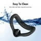 thumbnail image 5 of Funda facial de silicona VR compatible con Meta Quest 3S - Accesorios de repuesto para máscaras faciales resistentes a las fugas de luz y al sudor-Gris, 5 of 7
