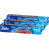 Bolsas Ziploc Para Almacenamiento De Alimentos, 30 Bolsas, 2 Galones