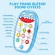 thumbnail image 3 of Teléfono de juguete QUERCITRON Baby Shark con funda para morder, luz y música, 3 of 9