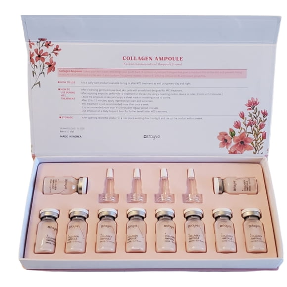 Kit de Suero Stayve de Colágeno 10×8 ml Hidratante – Cuidado Coreano de la Piel
