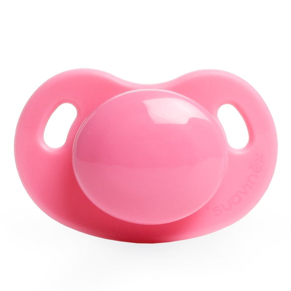 Chupete Dental Anatómico Silicona +6m Rosado