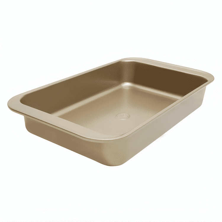 Molde Asadera 33×19 Cm Non Stick Gold – Ilko Acero Inoxidable.
