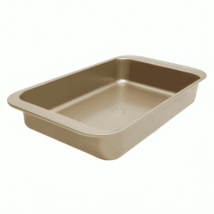 Molde Asadera 33×19 Cm Non Stick Gold – Ilko Acero Inoxidable.