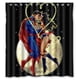 thumbnail image 1 of Cortina de ducha de Superman y Batman, juego de cortina de baño con ganchos, tamaño 66 x 72 pulgadas, 1 of 3