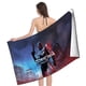 thumbnail image 4 of Robocop Toalla de playa de secado rápido con diseño temático, regalo para mujeres y niñas, ideal para cumpleaños, fans, amantes de la música, uso en la playa o al aire libre, 78 × 150 cm, 4 of 6