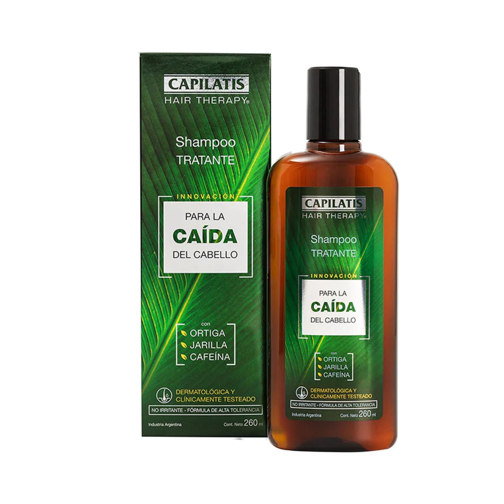 Shampoo Capilatis Anticaída Ortiga Jarilla Cafeína
