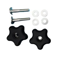 Ioensy - Kit De 2 Piezas De Perilla De Manija Y Arandela De Perno De Tornillo 107-3844 Repuestos Premium