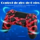 thumbnail image 4 of Mando inalámbrico para PS4, mando a distancia compatible con Playstation 4/PS4 Slim/PS4 Pro/PC con Windows, iluminación roja, 4 of 6