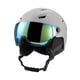 thumbnail image 2 of Casco De Snowboard Gafas Protectoras Orejeras Ajustables Casco De Esquí Para Invierno Gris 55 A 58 Cm, 2 of 5