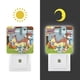 thumbnail image 3 of Cachorros de la Perrera Luz nocturna LED con sensor de anochecer a amanecer para dormitorio, baño, pasillo, escaleras - Lámpara LED nocturna de enchufe, 0.5W - 1 pieza, 3 of 6