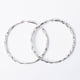 thumbnail image 1 of Aros Mujer Plata Argolla Perfiladas Grande, 1 of 3