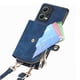 thumbnail image 4 of Funda Tipo Cartera con Correa Cruzada para Xaiomi Redmi Note 12 5G Protección Contra Golpes Azul, 4 of 6