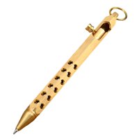 Bothyi - Bolígrafo Bolígrafo De Escritura Portátil Bolígrafo Edc Para Colección De Negocios Latón Escolar