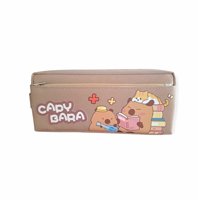 A Y G - Estuche Para Lapices Diseño Capibara Color Café