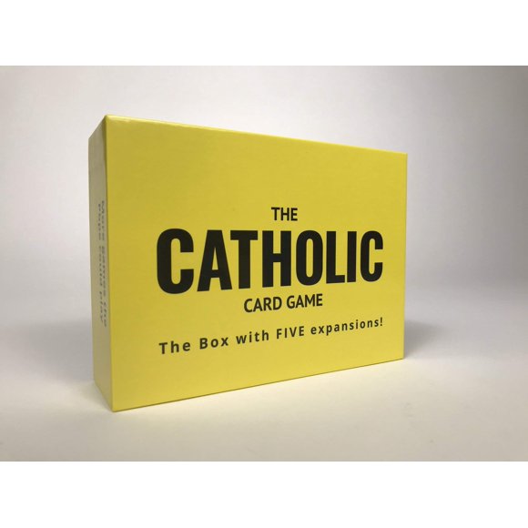 Caja de juego de cartas con 5 expansiones para The Catholic Card Game