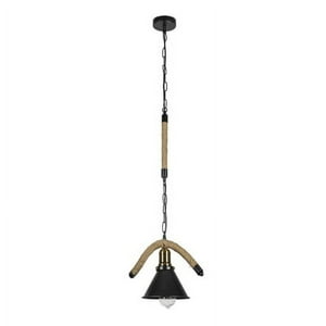 Hb Led - Lámpara Colgante Vintage Cáñamo E-27