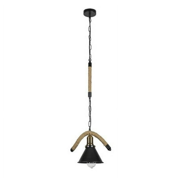 Lámpara Colgante Vintage Cáñamo E-27