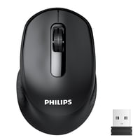 Ratón Inalámbrico Philips 7448 2.4G&Bt5.2/3.0 1600 Dpi Negro