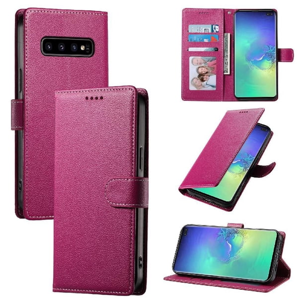 Funda para FOXDOCK Samsung Galaxy S10– Cuero Premium, 3 ranuras para tarjetas, Protección contra impactos