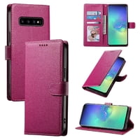 Funda Para Foxdock Samsung Galaxy S10– Cuero Premium, 3 Ranuras Para Tarjetas, Protección Contra Impactos