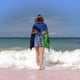 thumbnail image 2 of Loro Toalla de playa de secado rápido con diseño temático, regalo para mujeres y niñas, ideal para cumpleaños, fans, amantes de la música, uso en la playa o al aire libre, 78 × 150 cm, 2 of 6