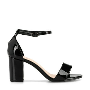 Sandalia Casual Taco Alto Negra Mujer Weide Gh80