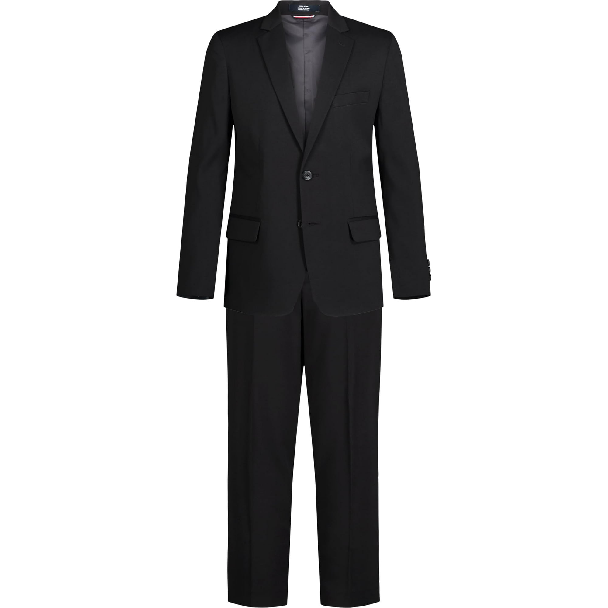 Conjunto De Traje Formal Tommy Hilfiger Para Niños, Negro, Talla 10, Husky