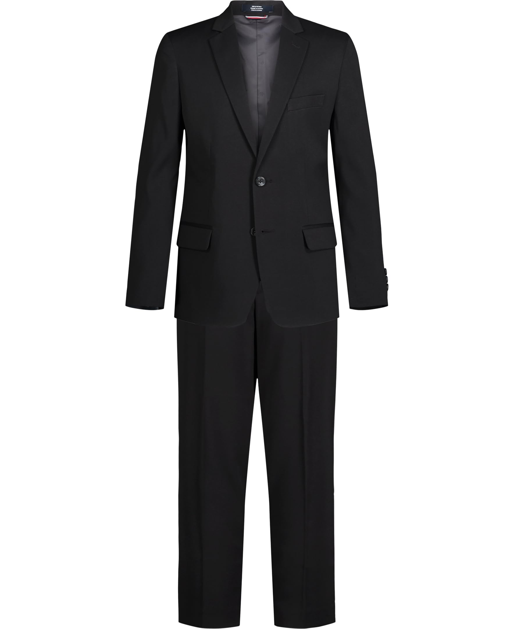 Conjunto De Traje Formal Tommy Hilfiger Para Niños, Negro, Talla 10, Husky