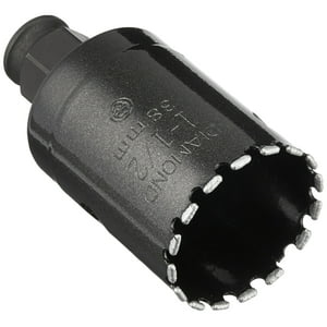 Sierra Perforadora De Diamante Bosch Hdg112 3,8 Cm Negra