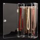 thumbnail image 3 of Organizador de collares de acrílico transparente con 24 ganchos, resistente al polvo y giratorio, para guardar joyas, vitrina, 3 of 8