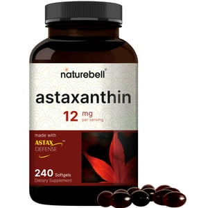 Suplemento Naturebell Astaxantina 12 Mg 240 Cápsulas Blandas