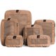 thumbnail image 1 of Cubos de compresión para equipaje Aerotrunk, 6 piezas, color mocha, para viaje, 1 of 9