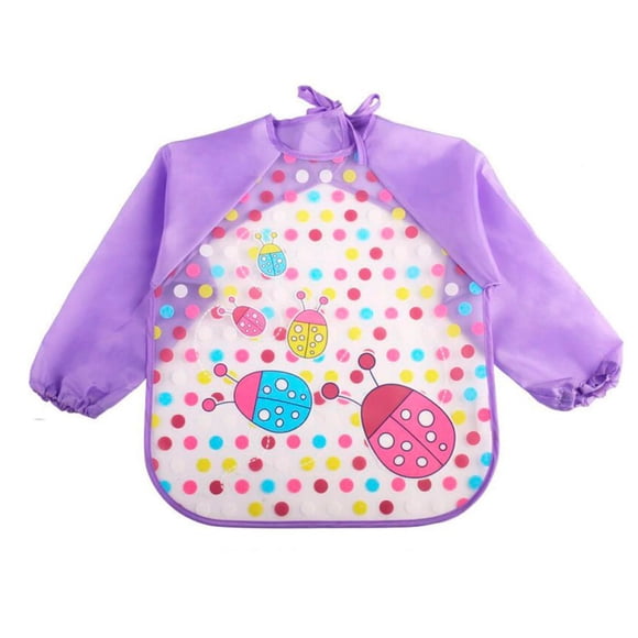 Babero Impermeable Bebe Pechera Niño Ajustable Con Mangas (Chinitas)