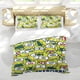 thumbnail image 5 of Keroppi Rana-1 Conjunto de sábanas temático, trío de piezas, cómodo y amigable con la piel, diseño único, regalo de decoración para el hogar para familiares, amigos y fans,140cm *210cm, 5 of 6