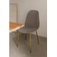 thumbnail image 2 of Pack 2 Sillas Trendytop Para Comedor Asiento Felpa Estructura Dorada - Gris, 2 of 3