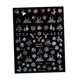 thumbnail image 3 of Navidad Nail Art Stickers Autoadhesivo Nails Calcomanías DIY DH-195 Plata, 3 of 5