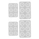 thumbnail image 1 of Paquete De 4 Moldes De Cuentas De Silicona, Molde De Resina Para Hacer Joyas, Colgante, Herramienta Artesanal DIY, 1 of 5