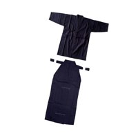 Magideal - Conjunto De Kendo Hakama, Traje De Kendo Japonés, Traje De Aikido Samurai, Ropa De Entrenamiento, Traje De Artes Marciales Hecho De Poliéster Para Adu 165 Centímetros