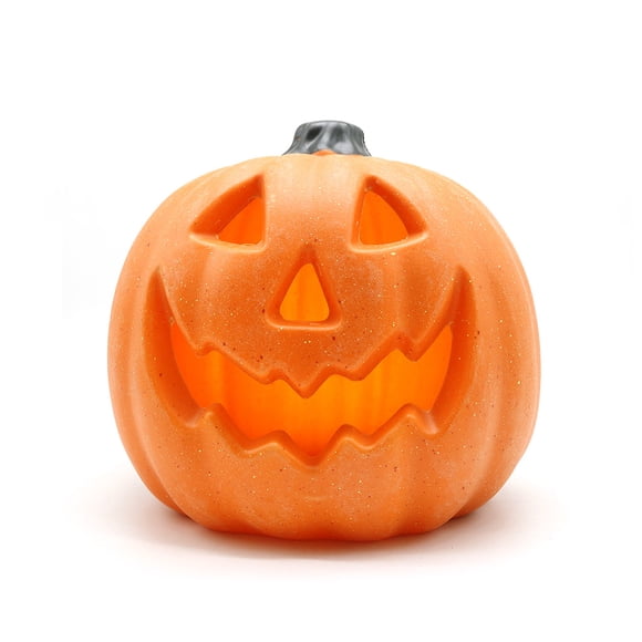 Calabaza con Luz LED y Pilas Incluidas 22 x 20 cm Halloween - Frank & Mortis