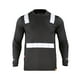 thumbnail image 1 of Polera Hibrida Cinta Reflectiva Manga Larga Negro Talla XXL, 1 of 3