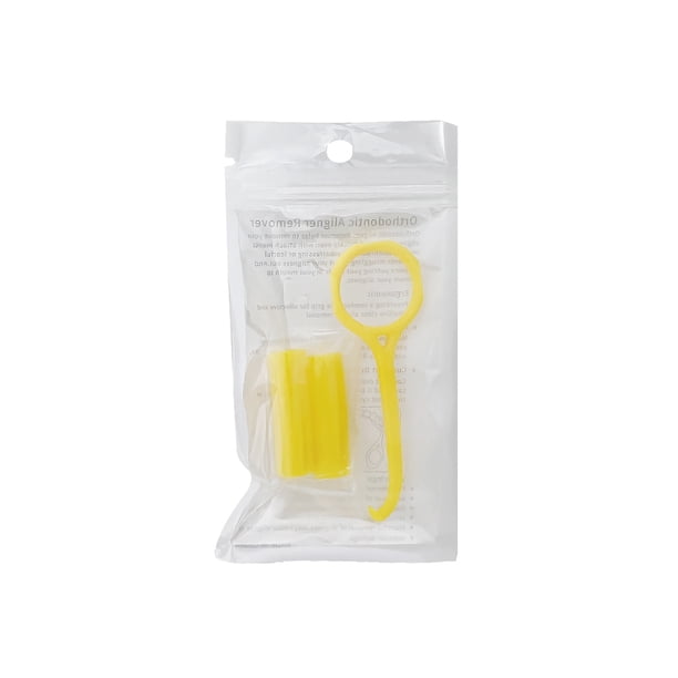 1set Dental Invisible Brace Extractor Removal Tool Orthodontic Aligner Chewies Tray Seaters Plastic Hook Beauty Health Care