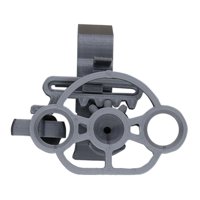 Magideal - Controlador De Repuesto Mini Volante Accesorio De Controlador Auxiliar Reemplazar Piezas Para Juego De Carreras Resistente Gris
