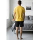 thumbnail image 4 of Pijama Hombre Estampado Mask amarillo XL, 4 of 8