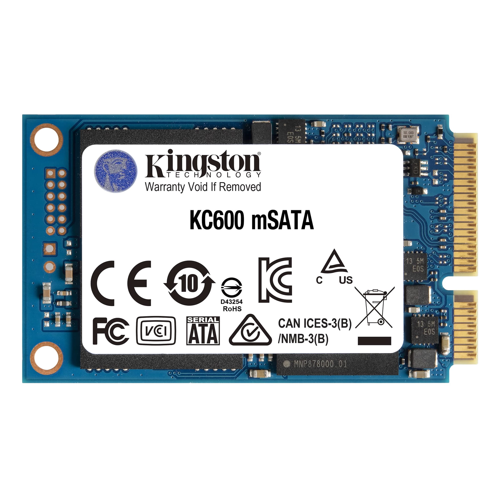 Ssd Kingston Kc600 256 Gb Sata3 Msata Skc600 Ms/256g