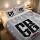 thumbnail image 1 of CRVG Bold Letters with Red Emblem Duvet Cover Set Easter a ThreePiece Bedding Set, 1 of 1