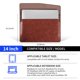 thumbnail image 2 of Funda para portátil cpnvwa de 36 cm de cuero para MacBook Pro 14", 2 of 7